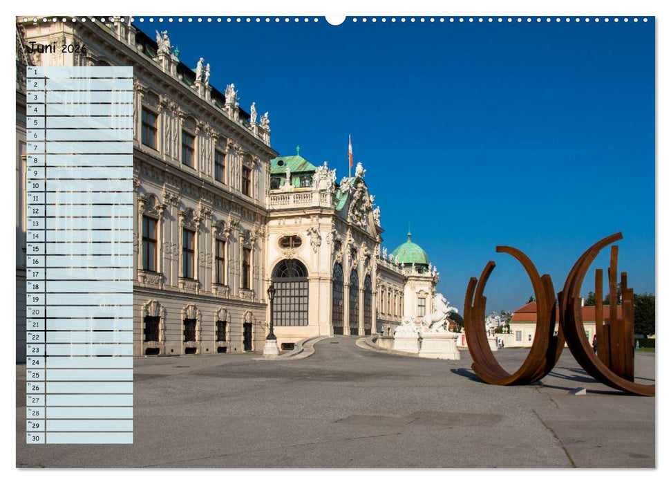 Wien für Liebhaber und Interessierte (CALVENDO Premium Wandkalender 2026)