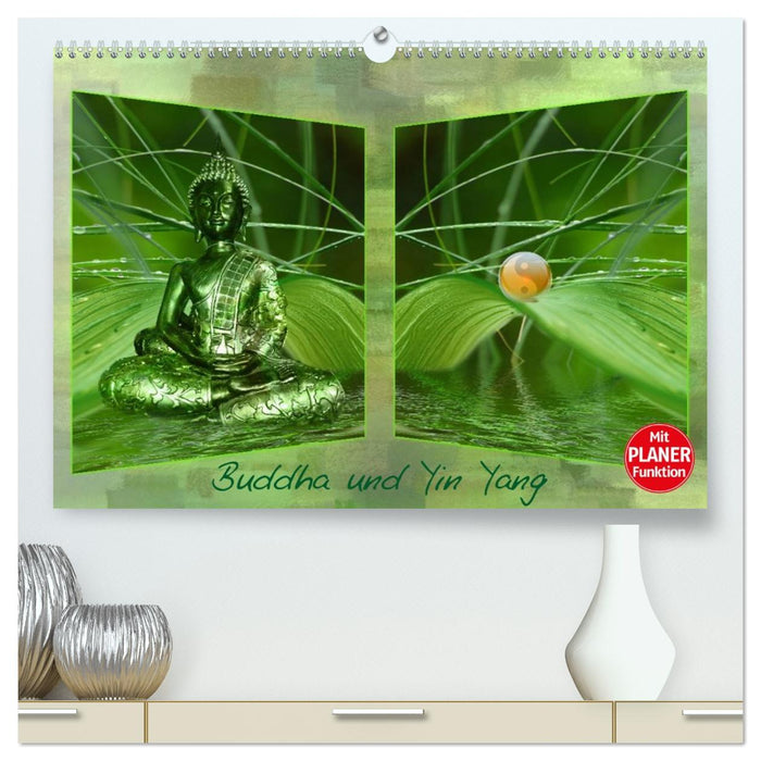 Buddha und Yin Yang (CALVENDO Premium Wandkalender 2026)