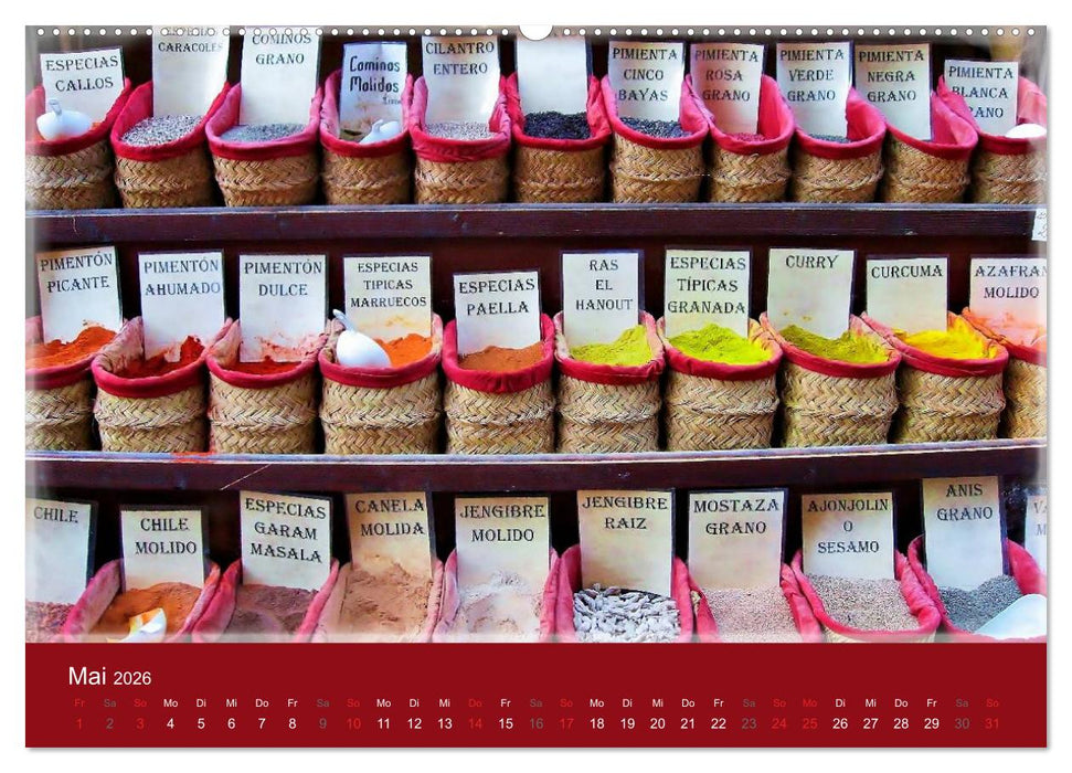 Spanische LebensArt (CALVENDO Premium Wandkalender 2026)