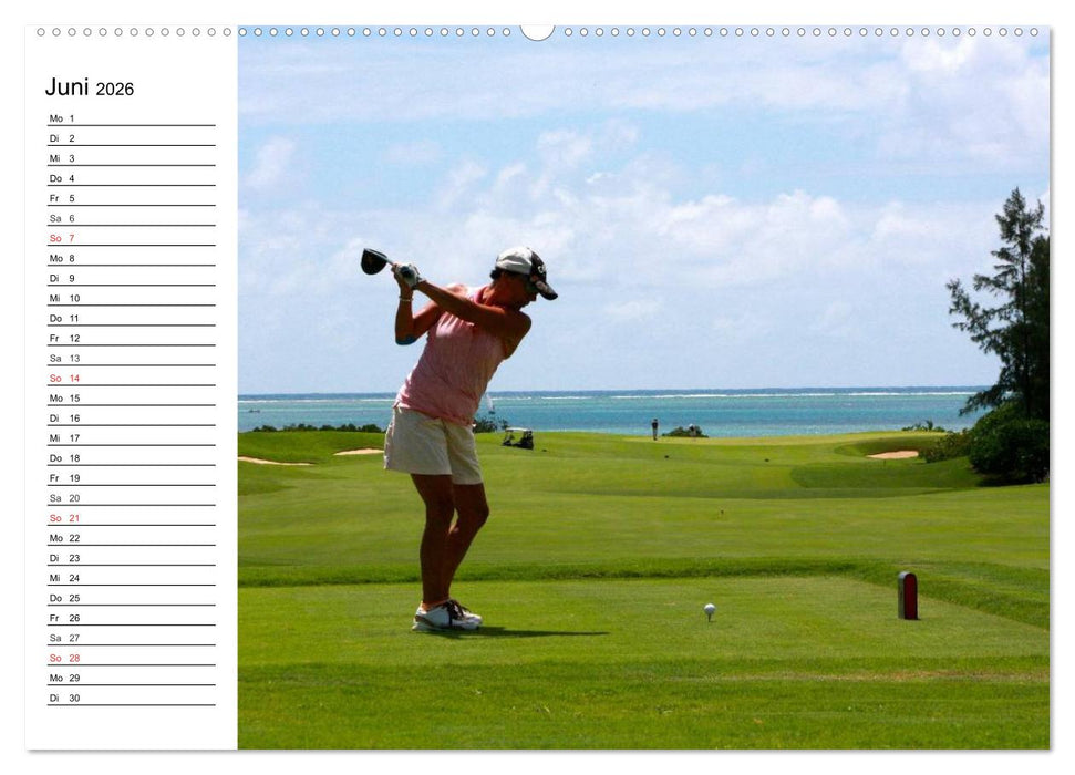 Abenteuer Golfspielen. Impressionen (CALVENDO Wandkalender 2026)