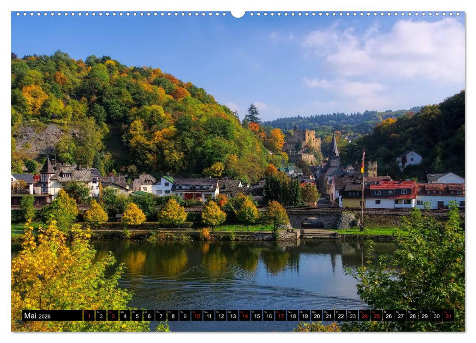 Die Lahn - Zauberhafte Orte rund um Limburg (CALVENDO Wandkalender 2026)