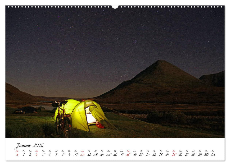 Abenteuer Radreisen (CALVENDO Wandkalender 2026)