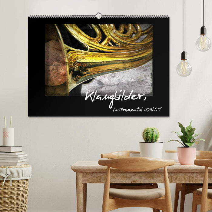 Klangbilder Instrumental-KUNST (CALVENDO Wandkalender 2026)