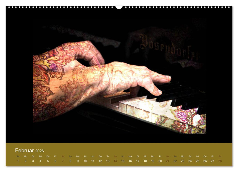 Klangbilder Instrumental-KUNST (CALVENDO Wandkalender 2026)