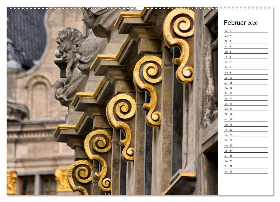 300mm - Brüssel (CALVENDO Premium Wandkalender 2026)