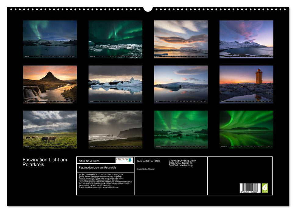 Faszination Licht am Polarkreis (CALVENDO Wandkalender 2026)