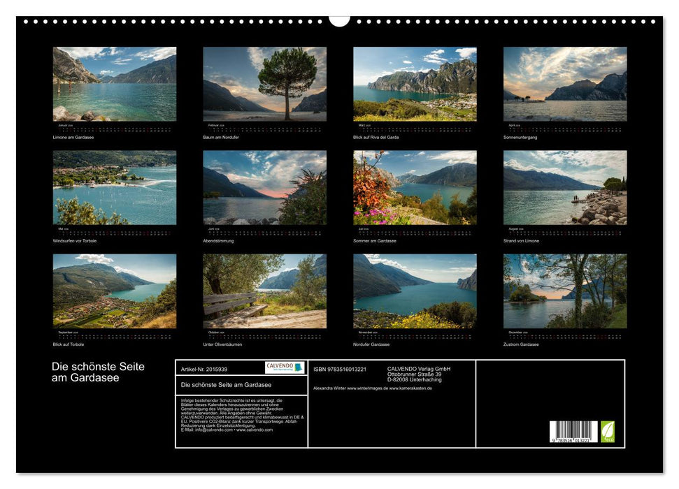 Die schönste Seite am Gardasee (CALVENDO Wandkalender 2026)