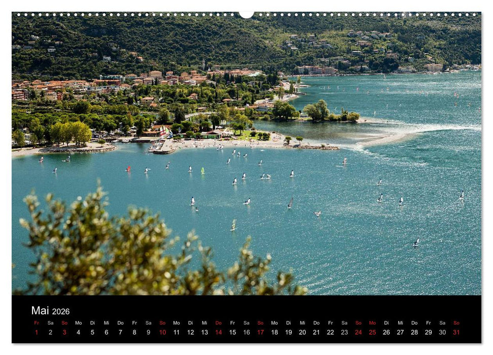 Die schönste Seite am Gardasee (CALVENDO Wandkalender 2026)