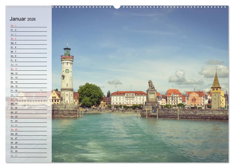 Unterwegs am Bodensee (CALVENDO Premium Wandkalender 2026)
