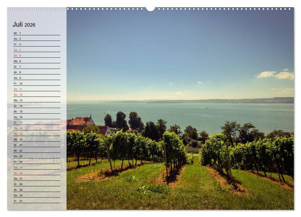 Unterwegs am Bodensee (CALVENDO Premium Wandkalender 2026)