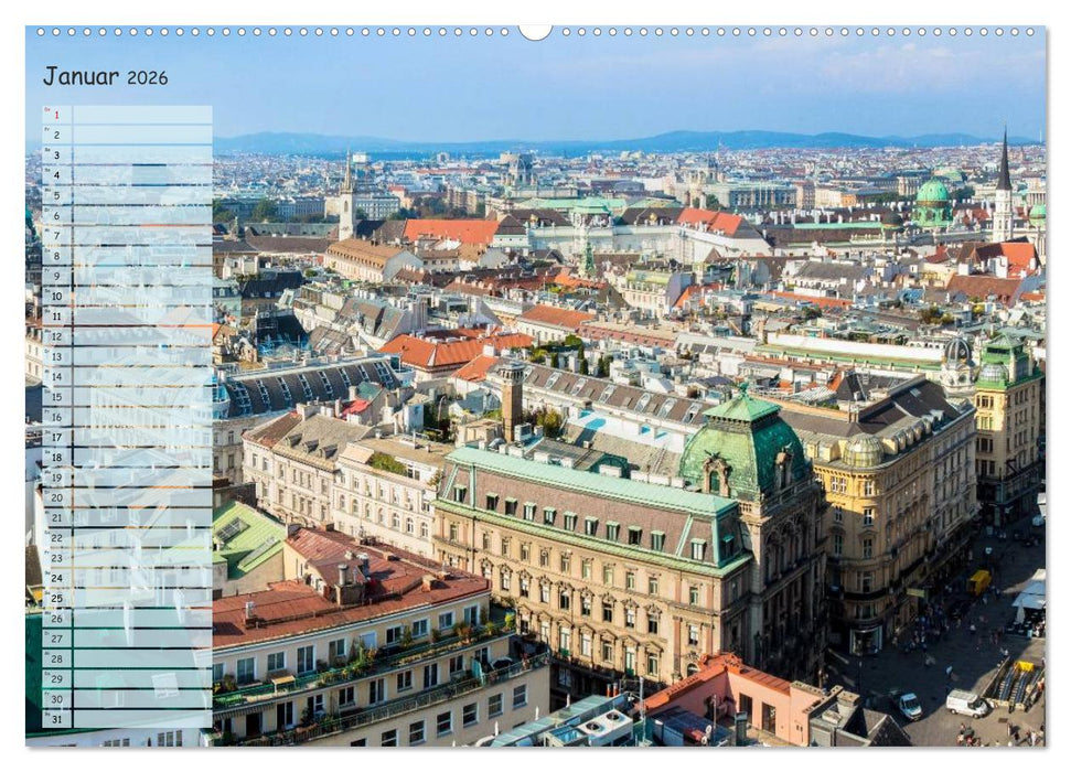 Wien für Liebhaber und Interessierte (CALVENDO Wandkalender 2026)