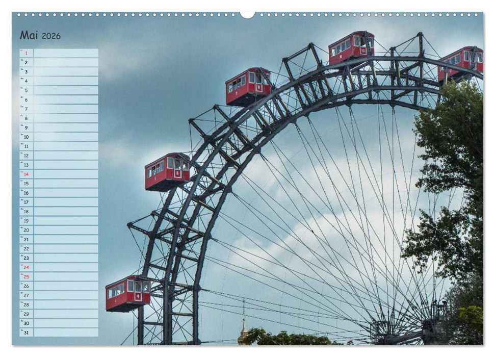 Wien für Liebhaber und Interessierte (CALVENDO Wandkalender 2026)