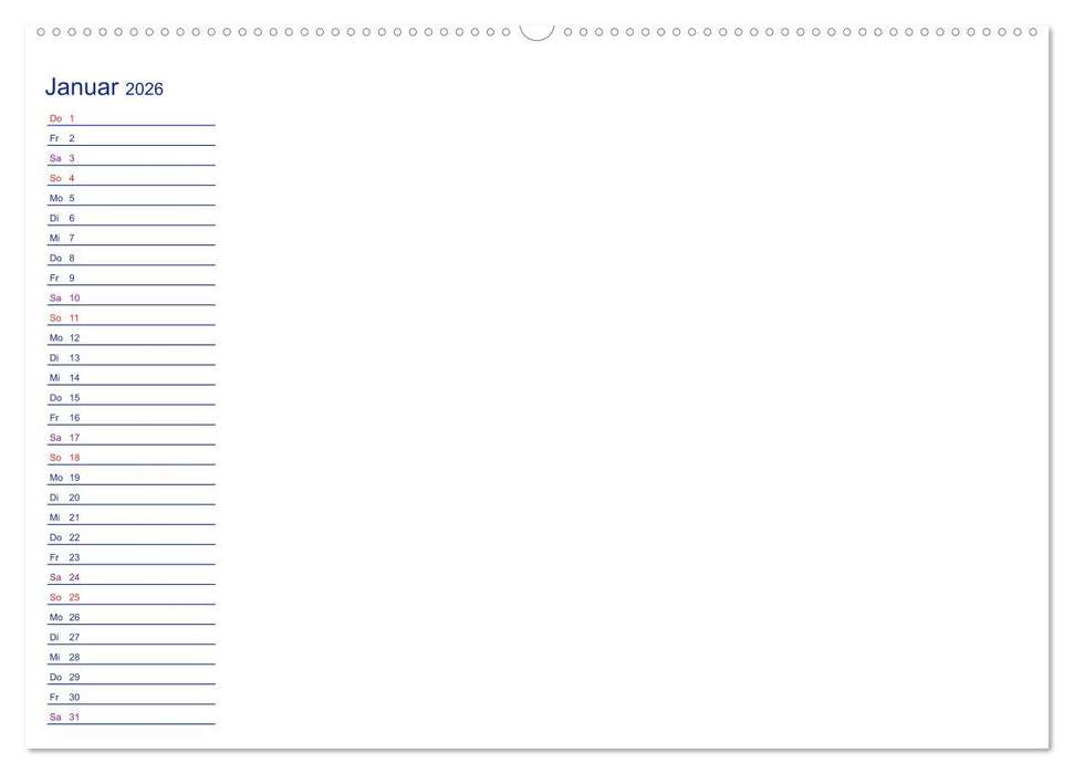 Farbiger Bastelkalender (CALVENDO Wandkalender 2026)