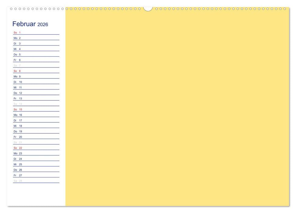 Farbiger Bastelkalender (CALVENDO Wandkalender 2026)