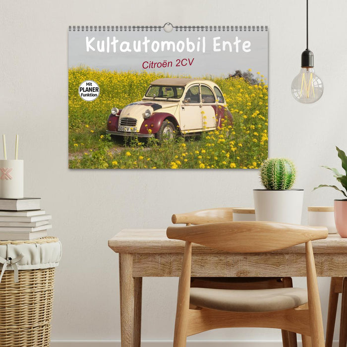 Kultautomobil Ente Citroën 2CV (CALVENDO Wandkalender 2026)