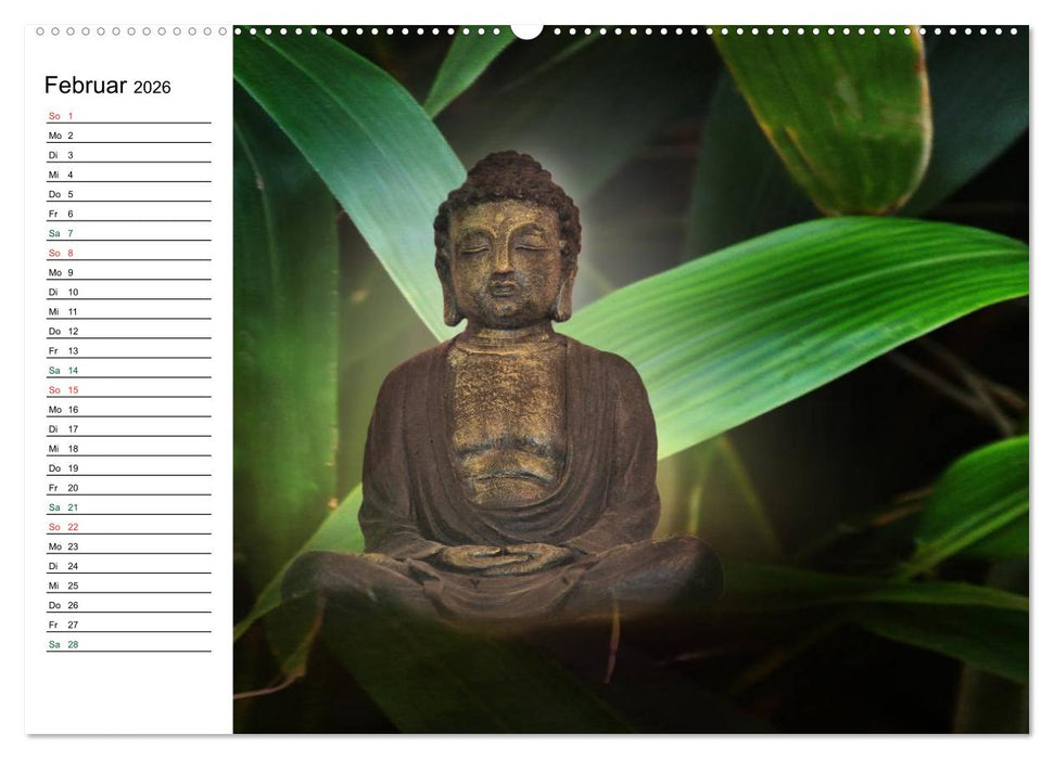 Buddha (CALVENDO Wandkalender 2026)