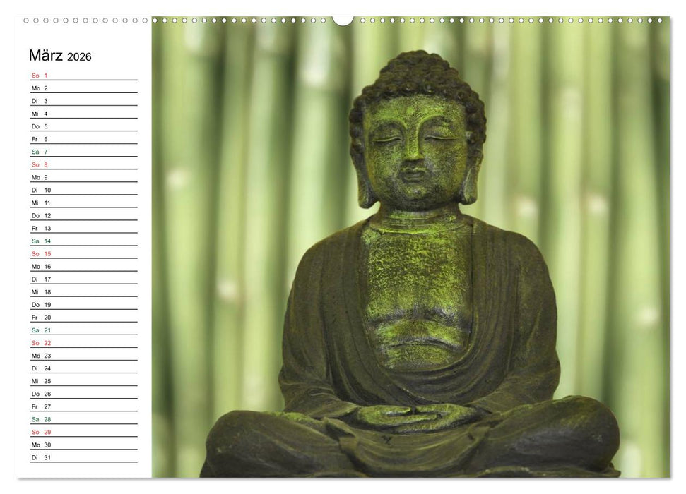 Buddha (CALVENDO Wandkalender 2026)