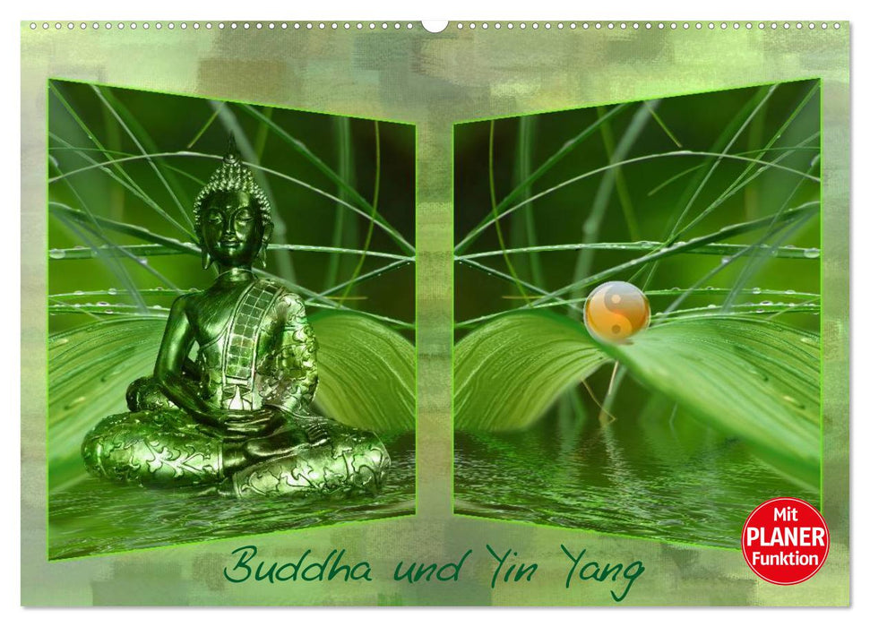 Buddha und Yin Yang (CALVENDO Wandkalender 2026)