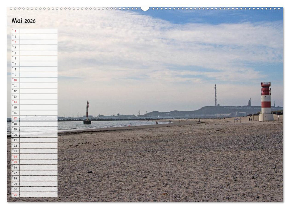 Helgoland - idyllische Nordseeinsel (CALVENDO Premium Wandkalender 2026)