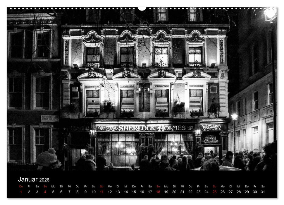 Unterwegs in London (CALVENDO Premium Wandkalender 2026)