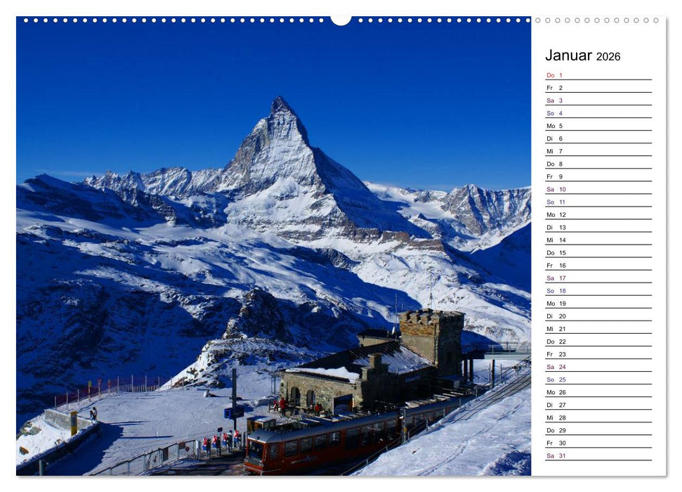 Matterhorn. Der Berg der Berge (CALVENDO Premium Wandkalender 2026)