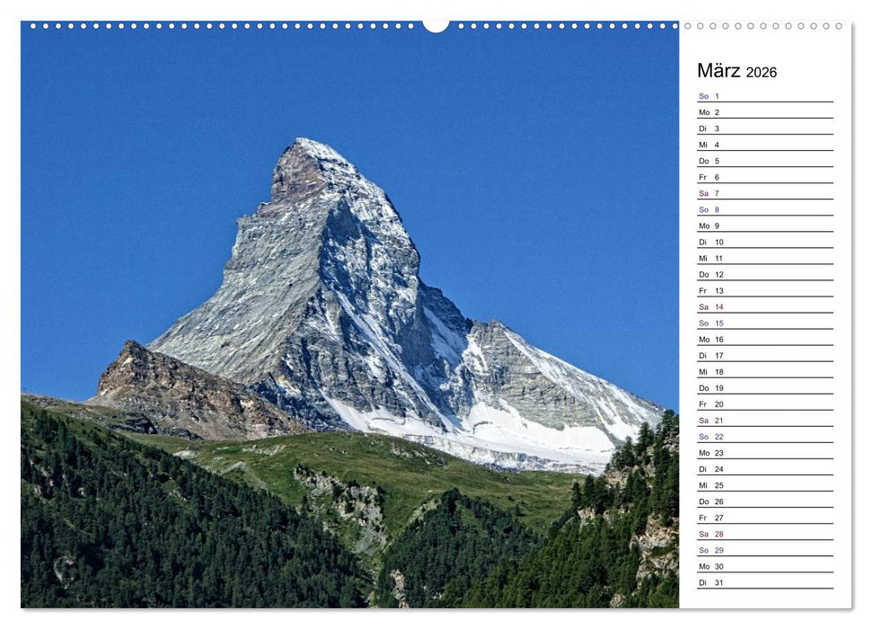 Matterhorn. Der Berg der Berge (CALVENDO Premium Wandkalender 2026)