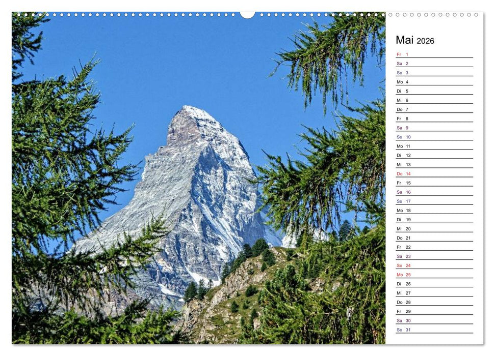 Matterhorn. Der Berg der Berge (CALVENDO Premium Wandkalender 2026)
