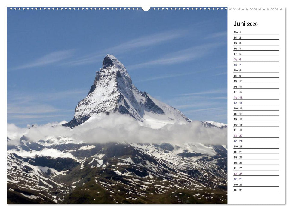 Matterhorn. Der Berg der Berge (CALVENDO Premium Wandkalender 2026)