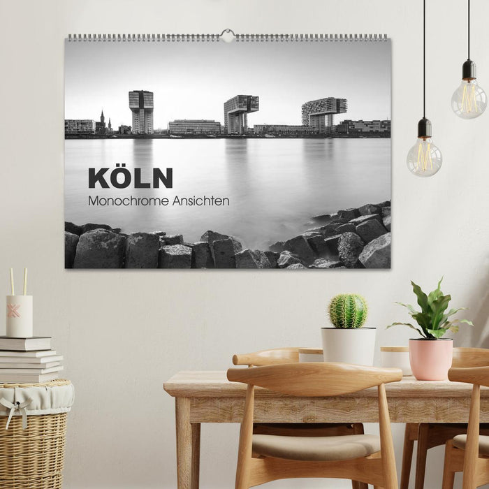 Köln - monochrome Ansichten (CALVENDO Wandkalender 2026)