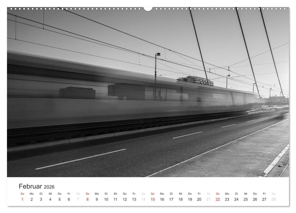 Köln - monochrome Ansichten (CALVENDO Wandkalender 2026)