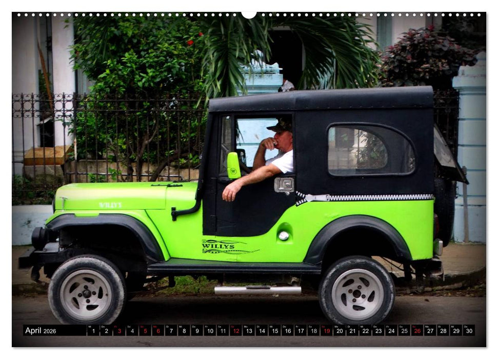 Auto-Legenden: WILLYS (CALVENDO Premium Wandkalender 2026)