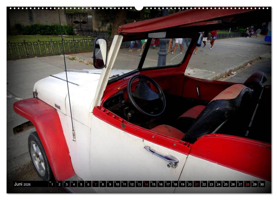 Auto-Legenden: WILLYS (CALVENDO Premium Wandkalender 2026)