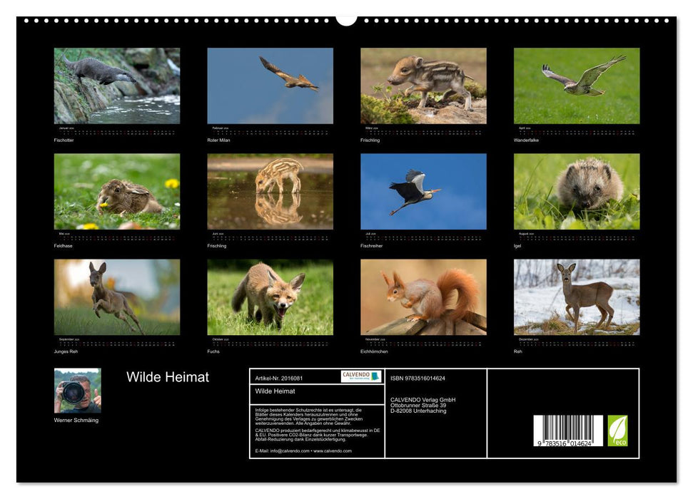 Wilde Heimat (CALVENDO Premium Wandkalender 2026)