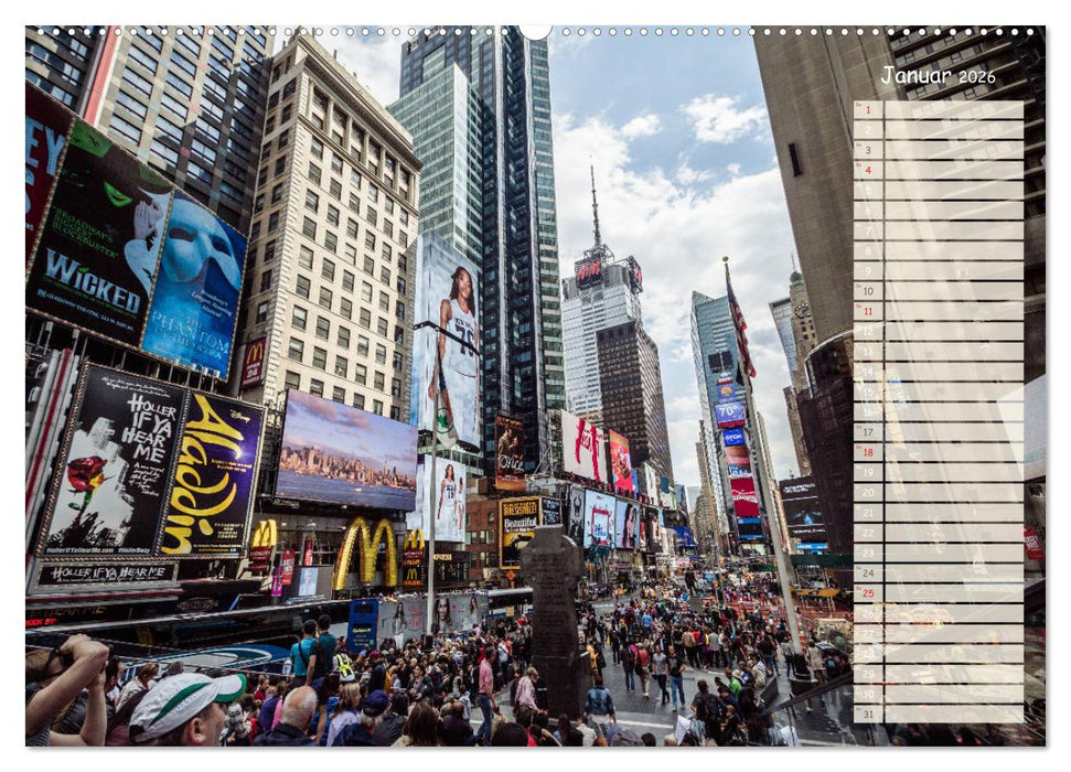 Amerikanische Ostküste (CALVENDO Premium Wandkalender 2026)