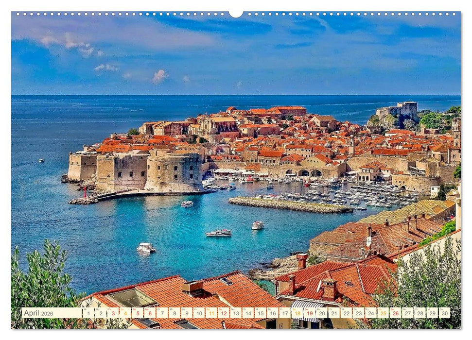 Fernweh - Wunschziele, die Traumziele der Welt entdecken (CALVENDO Premium Wandkalender 2026)