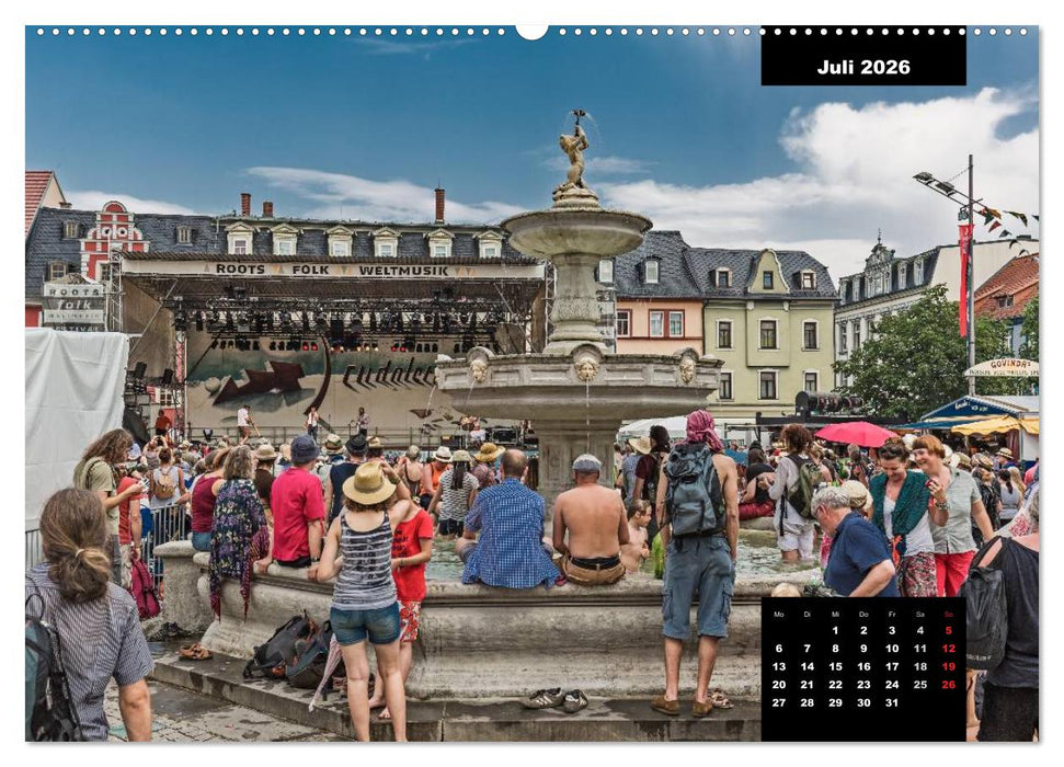 Rudolstadt - Schwarza (CALVENDO Premium Wandkalender 2026)