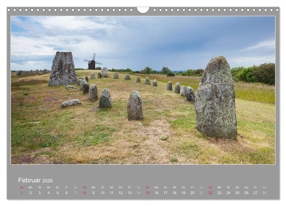 ÖLAND - Besuch im etwas anderen Schweden 2026 (CALVENDO Wandkalender 2026)
