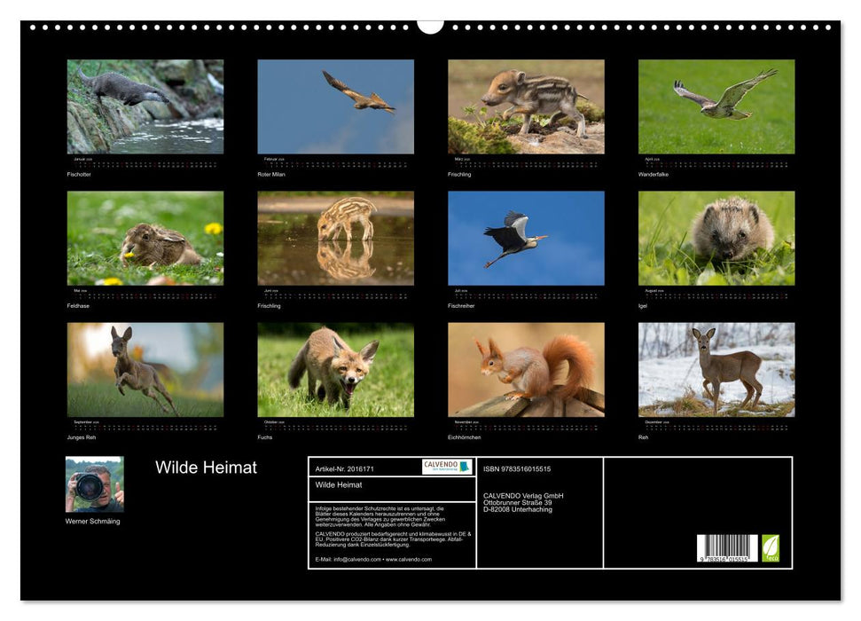 Wilde Heimat (CALVENDO Wandkalender 2026)