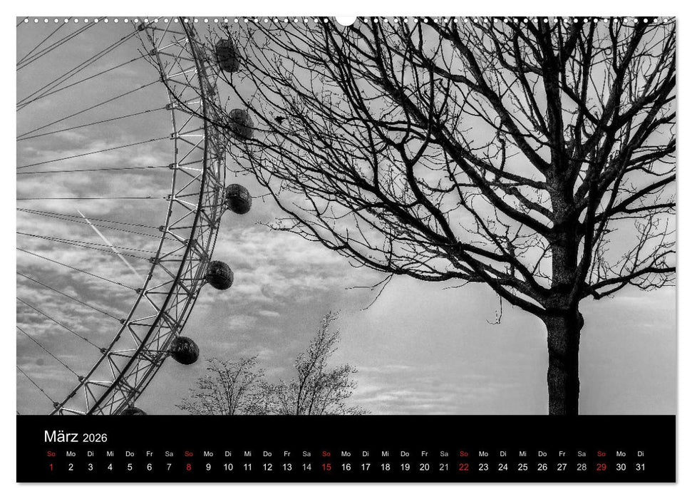 Unterwegs in London (CALVENDO Wandkalender 2026)