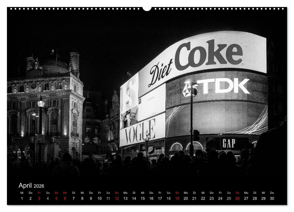 Unterwegs in London (CALVENDO Wandkalender 2026)