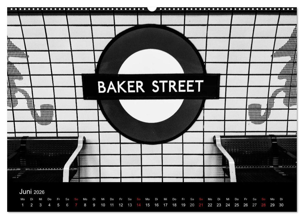 Unterwegs in London (CALVENDO Wandkalender 2026)