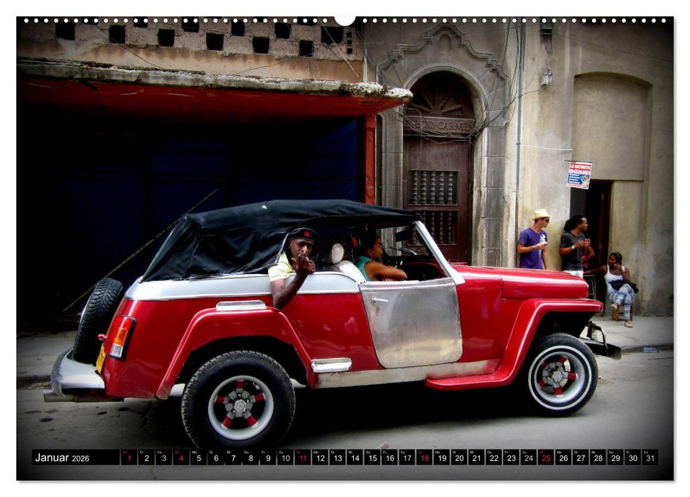 Auto-Legenden: WILLYS (CALVENDO Wandkalender 2026)