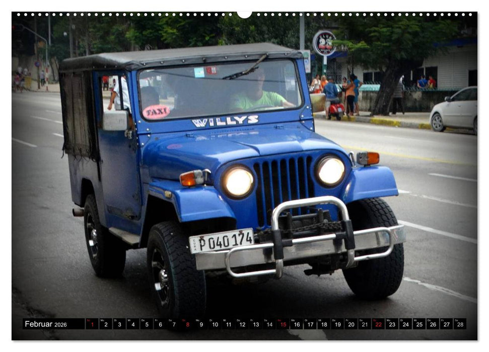 Auto-Legenden: WILLYS (CALVENDO Wandkalender 2026)