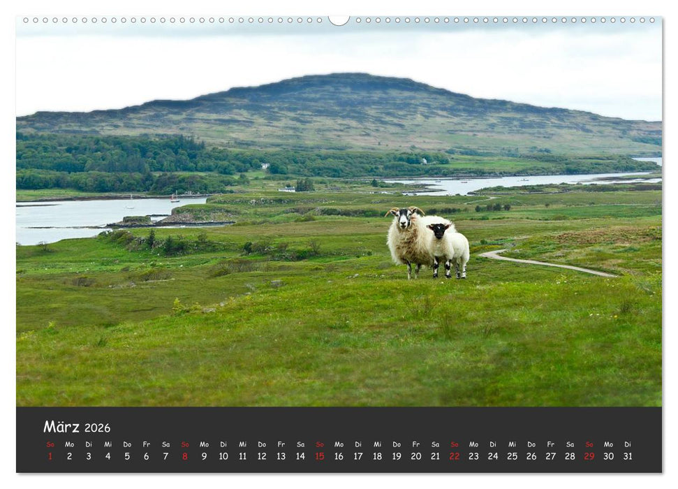 Schottland - grandiose Landschaften im Westen (CALVENDO Premium Wandkalender 2026)