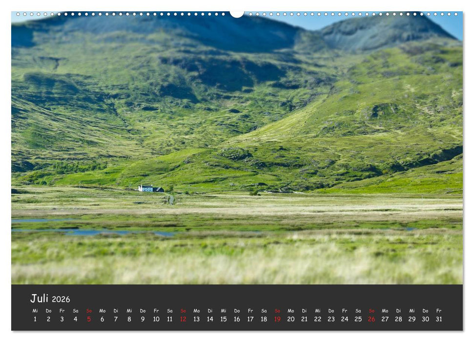 Schottland - grandiose Landschaften im Westen (CALVENDO Premium Wandkalender 2026)