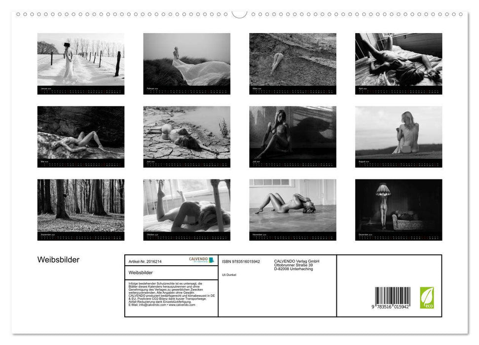 Weibsbilder (CALVENDO Premium Wandkalender 2026)
