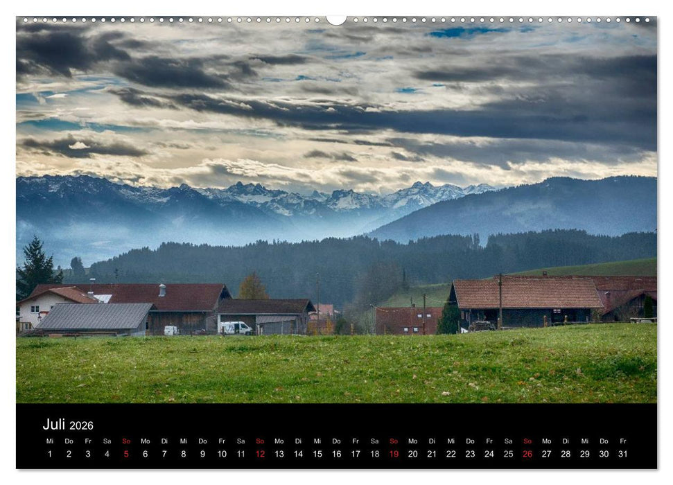 Allgäuer Impressionen (CALVENDO Premium Wandkalender 2026)