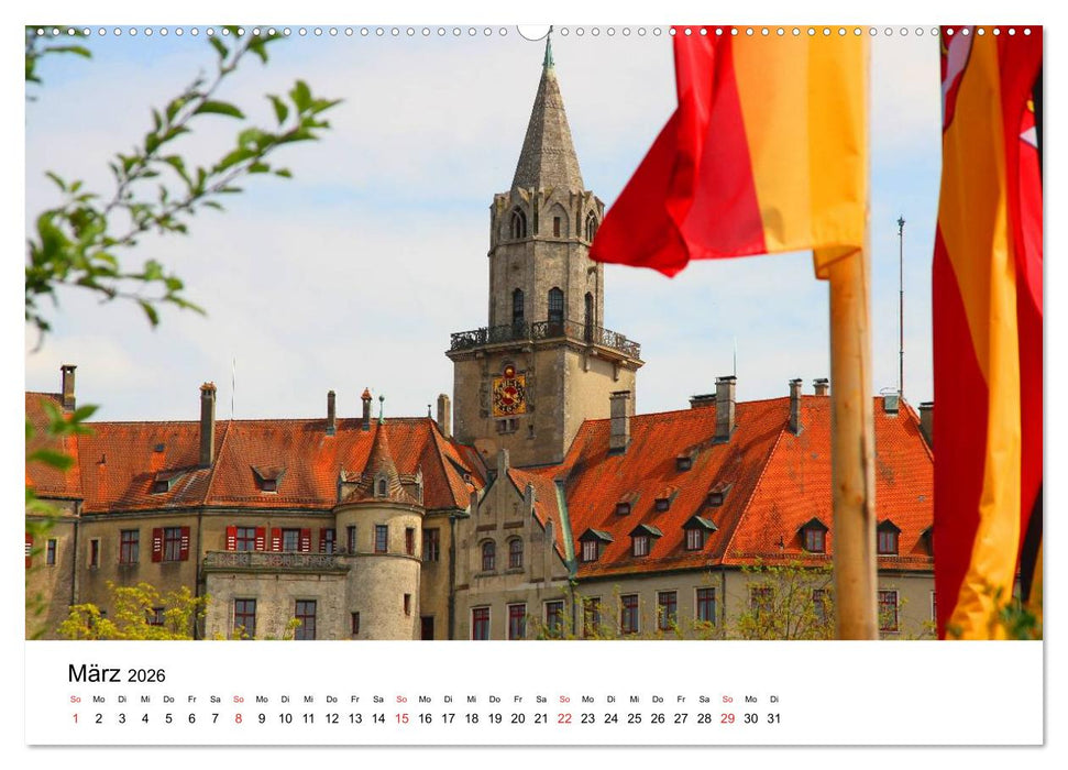 Deutschlands Burgen - Burgen, Schlösser und Ruinen (CALVENDO Wandkalender 2026)