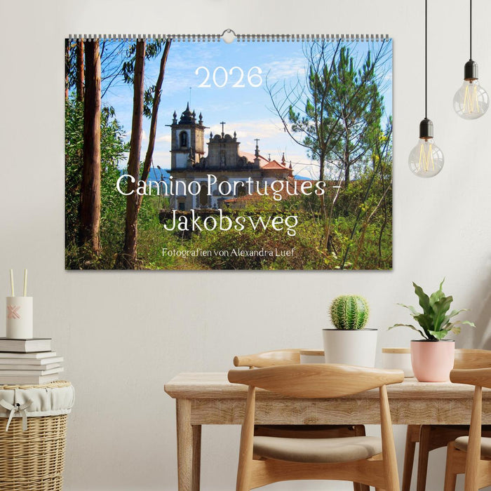 Camino Portugues - Jakobsweg (CALVENDO Wandkalender 2026)