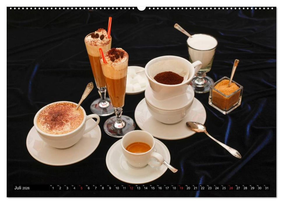 Feine Kaffeevariationen (CALVENDO Premium Wandkalender 2026)